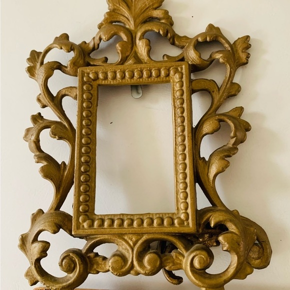 Art Nouveau Style Picture Frame Andrea by Sadek Vintage Metal Easel Back - Picture 8 of 11